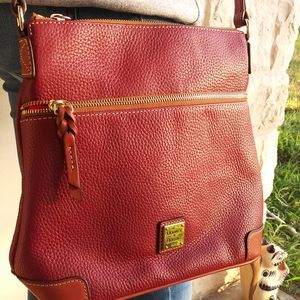 Mahogany Dooney & Bourke Crossbody